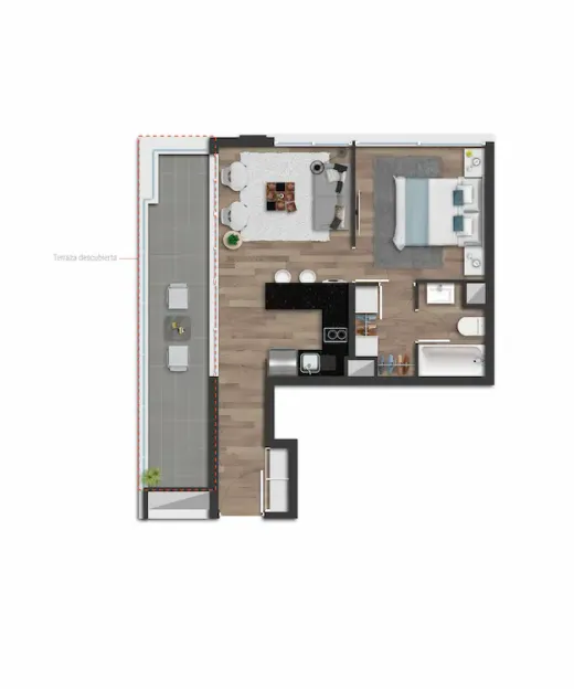 Modelo B · 52,22 m²