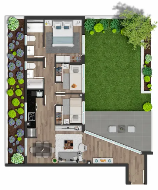 Modelo A · 74,94 m²
